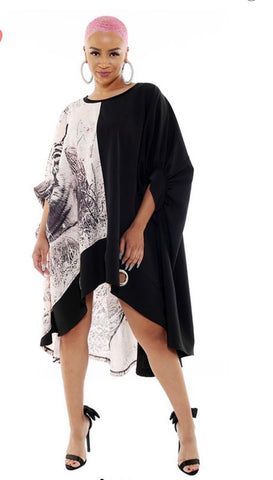 Tiger Mini Print Dress