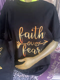 Faith Over Fear T-Shirt and Bag Set