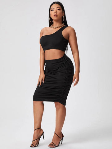 Black Cut Out Bodycon Dress