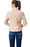 One Button Blazer Beige
