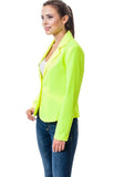 Neon Yellow Blazer