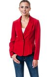 One Button Blazer Red