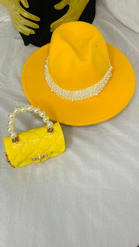 Clutch My Pearls Set Yellow