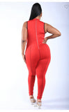 Jumping Jack Flash Jumpsuit Red