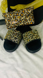 Gold Paw Print Belt Set
