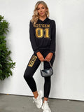 #1 Queen Leggings Set