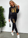 #1 Queen Leggings Set