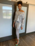 Silver Sequins 2 piece