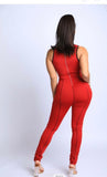 Jumping Jack Flash Jumpsuit Red