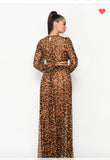 Leopard Maxi Skirt Set