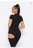 Lightning Cut Out Romper