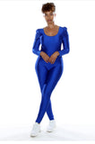Sexy Silky Jumpsuit Royal